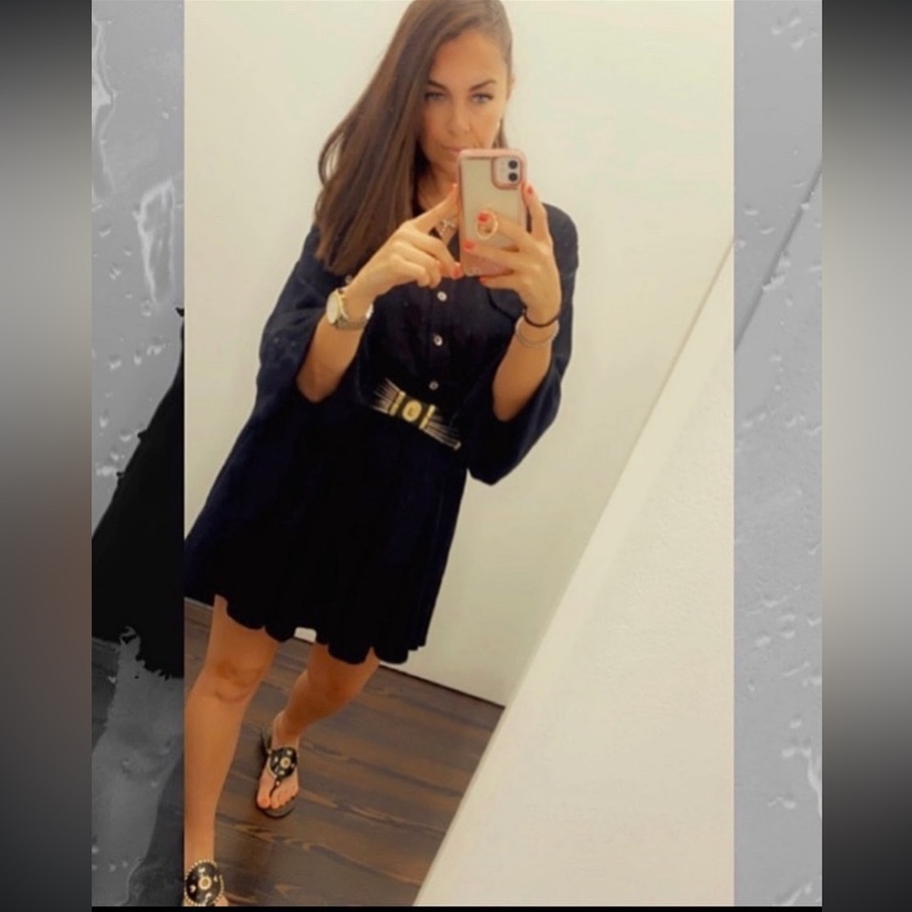 Vici women’s Black Button-Up Dress